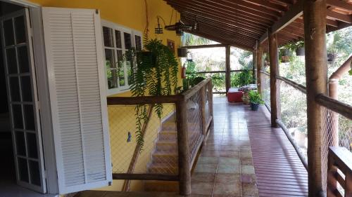 Balcony/terrace, Pousada Capim Melado in Ubatuba