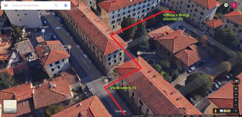 Vittoria's Bridge flat, wifi, free park, late checkin, Florencie (fotografie 5)