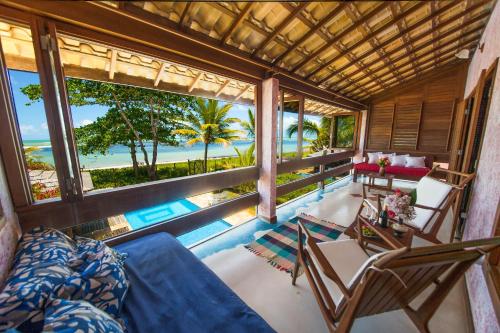 beranda/teres, Residence Pe na Areia in Porto Seguro