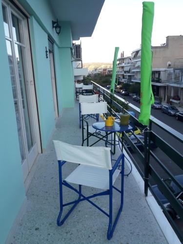 ระเบียง/ชานเรือน, Hellas Palace Rooms CENTER in สปาร์ติ