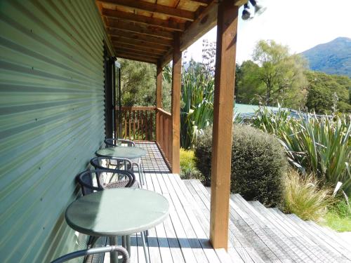 Erkély/terasz, Mountainview Makarora Accommodation in Makarora