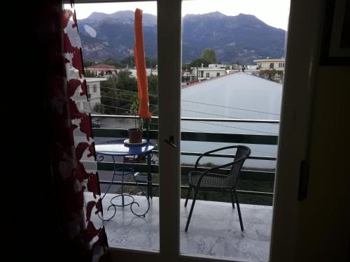 ระเบียง/ชานเรือน, Hellas Palace Rooms CENTER in สปาร์ติ