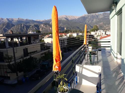 ระเบียง/ชานเรือน, Hellas Palace Rooms CENTER in สปาร์ติ