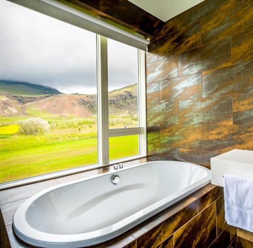 Fürdőszoba, Fosshotel Vatnajokull in Hornafjordur