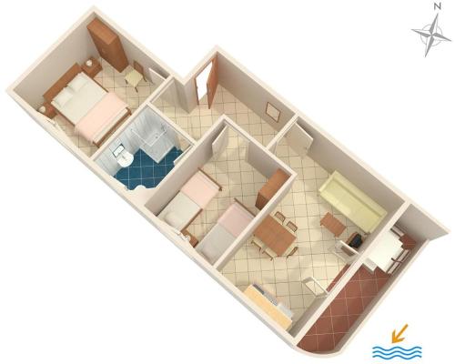 Apartments with parking space Seget Vranjica, Trogir - 8507, Seget Vranjica (zdjęcie 9)