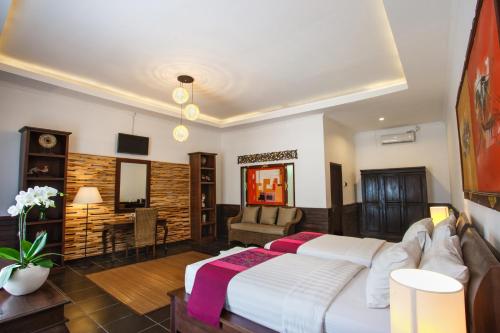Ubud Raya Boutique Hotel Room Type - Superior Double or Twin Room with Pool View
