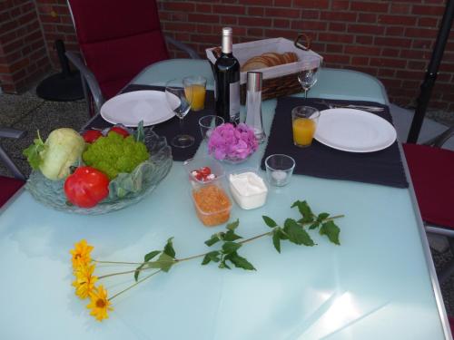 Balcony/terrace, Haus Bramland --- 2 FeWo's --- EG 60qm und OG 55qm in Haselunne