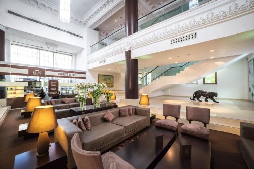 共用Lounge/電視區, 多斯特克酒店 (The Dostyk Hotel) in 麥迪奧區