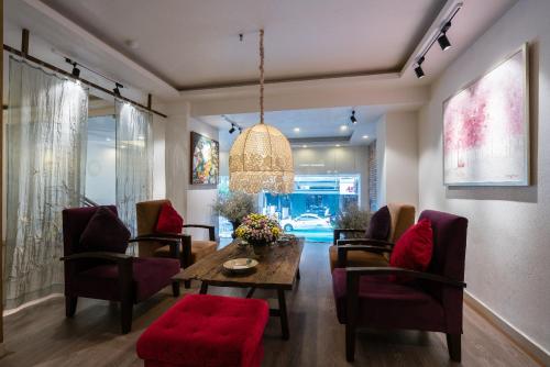 Lobi, Asian Ruby Center Point Hotel in Kota Ho Chi Minh