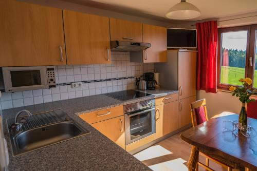 Konyha, Apartment Christine in Weyregg Am Attersee