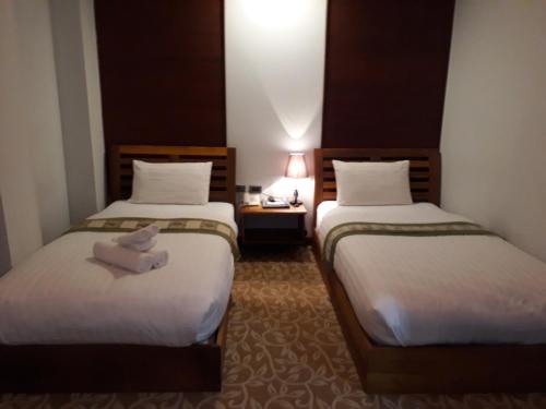 Bed, Charming Lao Hotel in Muang Xai