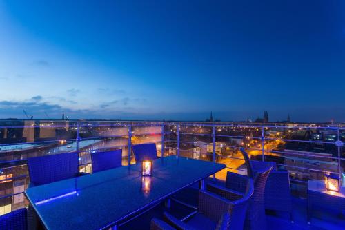 Balcony/terrace, Hotel Vier Jahreszeiten Lubeck in Lubeck