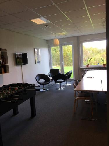 Közös társalgó / TV, Fjordlyst Hotel in Aabenraa