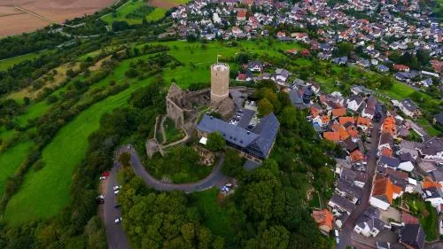 Talblick Gleiberg in Krofdorf-Gleiberg, Deutschland