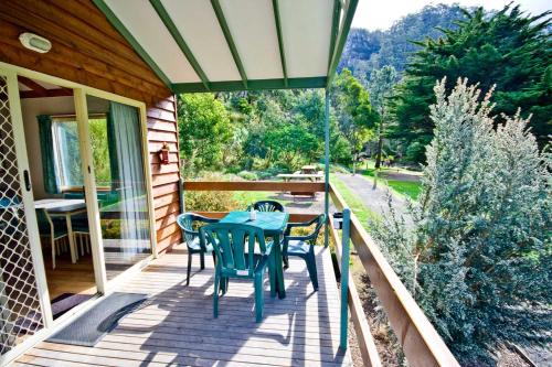 Tesis özellikleri, Cumberland River Holiday Park in Lorne