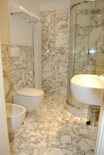 浴室, Hotel Certosa in 帕杜拉