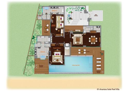 Two-Bedroom Anantara Pool Villa