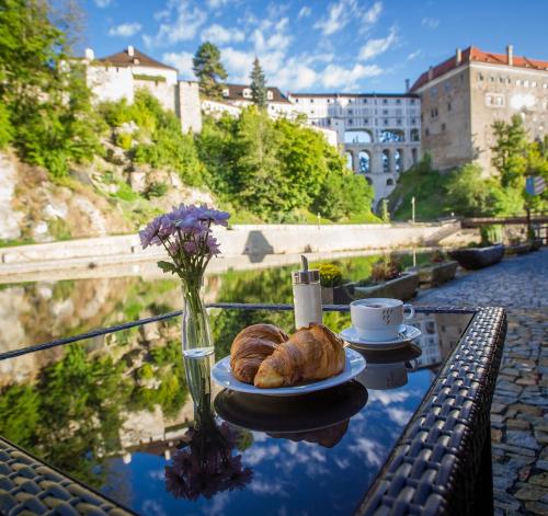balkong/terrass, Garni hotel Castle Bridge in Český Krumlov