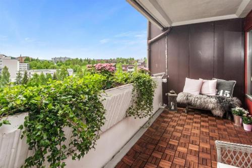 Balcony/terrace, Private Room Gransdalen in Alna