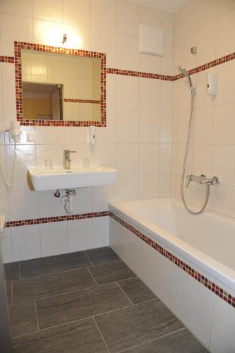 Fürdőszoba, Hotel Gasthof Kamml in Wals-Siezenheim