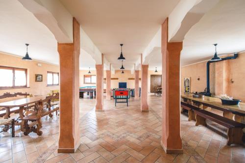 Koplietošanas atpūtas telpa ar TV, Agriturismo Miralbello in San Lorenzo In Campo