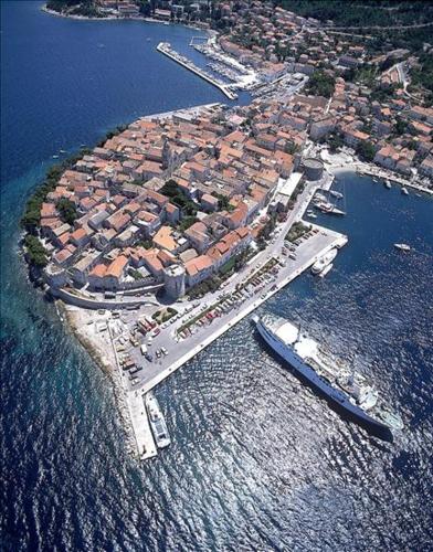 Waterfront villa with pool