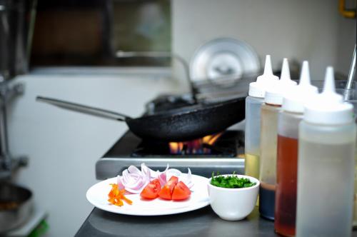 Restaurant, Pariwana Hostel Lima in Lima