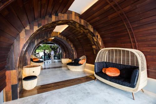Lobby, Natee The Riverfront Hotel Kanchanaburi in Kanchanaburi