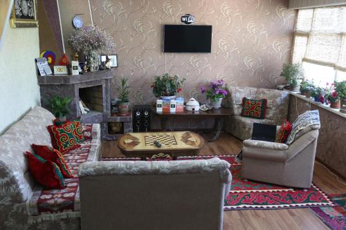 Ortak salon/TV alanı, Guest House Emily in Bökönbayevo