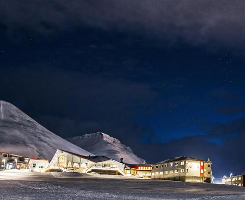 Eingang, Radisson Blu Polar Hotel, Spitsbergen in Longyearbyen