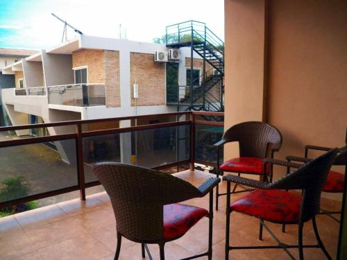 Terraza/balcón, Hotel Puesta del Sol in Encarnacion
