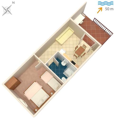  Apartment Mudri Dolac 118c in Vrboska