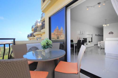 Mellieha sea and land view apartment in Mellieha Heights