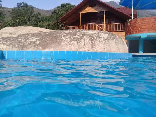 Swimming pool, Ecolodge Don Felix in Quillabamba