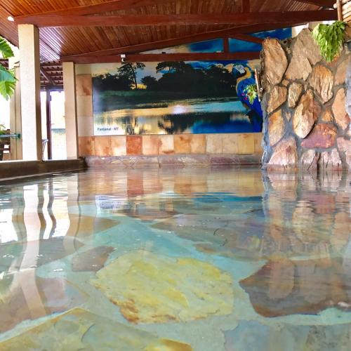 Swimming pool, Rio das Pedras Thermas Hotel in Vila Olegario