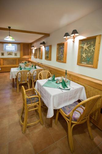 ห้องอาหาร, Villa Sakura Panzio in จอซเซฟ อัตติลา ฃาโกเตเลป