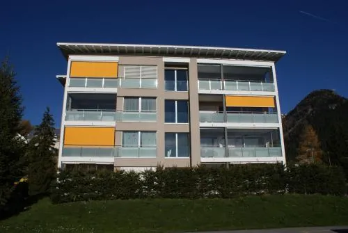 Blumenau in Davos, Schweiz