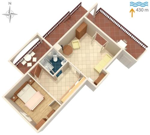 Apartments with a parking space Vantacici Krk - 5386 - image 7