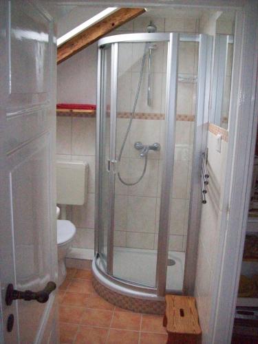 douche, Ferienwohnung Sperlingslust in Schleswig