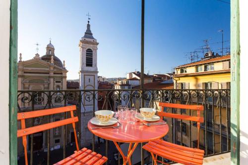 ROSS 5- F2, LUMINEUX, BALCON, LOFT, CLIM, Vieux-Nice, Nice (fotografie 2)