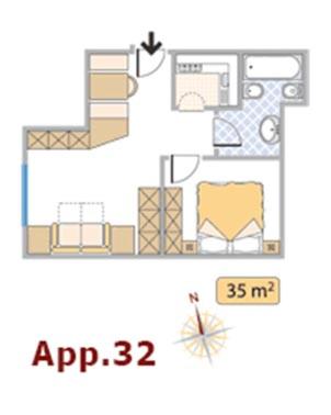 One-Bedroom Apartment - Attic (2 Adults and 2 Children)