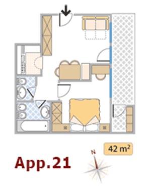 One-Bedroom Apartment with Balcony