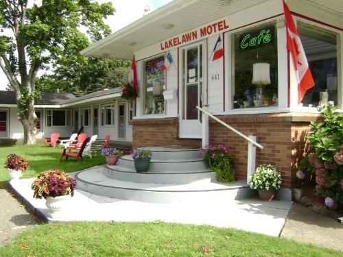 ทางเข้า, Lakelawn B&B and Motel in ยาร์เมาท์