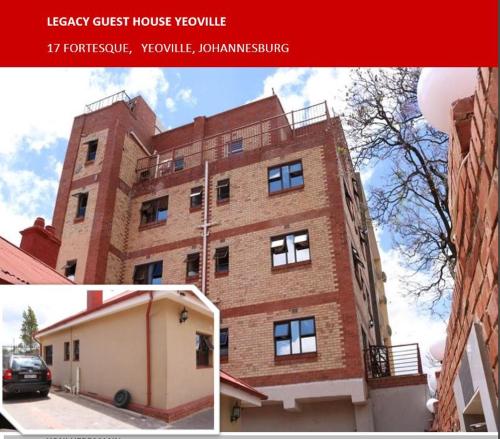 Legacy Guest Lodge Ideally located in the prime touristic area of Johannesburg City Centre, Legacy Guest Lodge promises a relaxing and wonderful visit. The hotel offers a wide range of amenities and perks to ensure you 