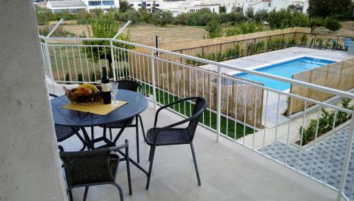 Erkély/terasz, Apartment Rako in Zrnovnica