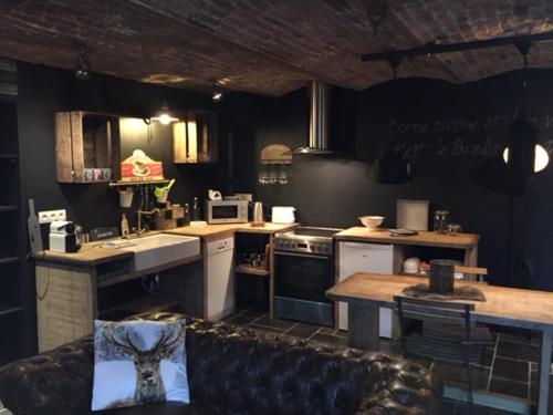 廚房, Gite de Corbion Loft1 in 錫奈