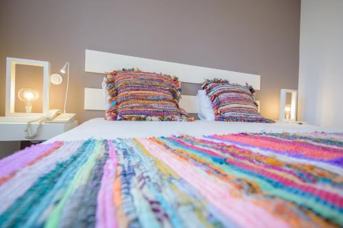 Chambre double avec 1 ou 2 lits, vue sur la ville