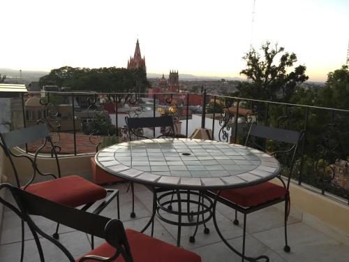 Balcony/terrace, Casa del Tio Hotel Boutique in San Miguel De Allende
