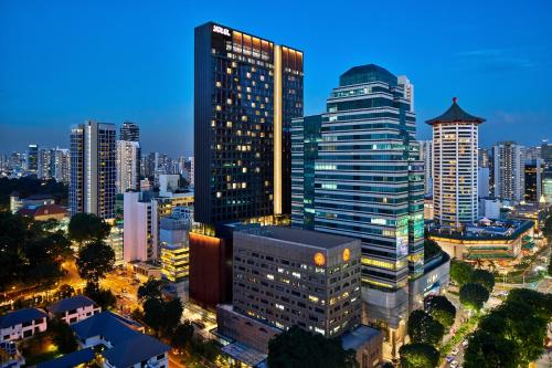 Exterior view, YOTEL Singapore Orchard Road near Waffletown
