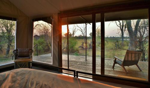 Balcony/terrace, Nogatsaa Pans Lodge in Chobe